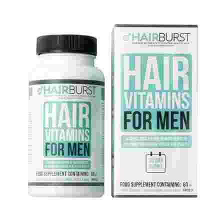 HAIRBURST Hair Vitamins For Men kapsulės, 60 vnt.