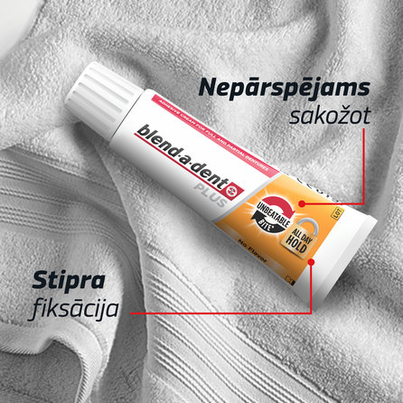BLEND-A-DENT Premium Plus protezų klijai, 40 g
