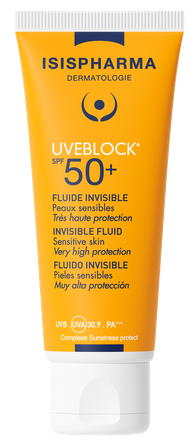 ISISPHARMA Uveblock SPF50+ fluid visai šeimai skystis, 40 ml