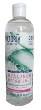 VICTORIA BEAUTY Hyaluron Hydra Shot drėkinantis micelinis vanduo, 350 ml