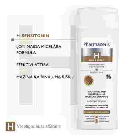 PHARMACERIS Ph H-Sensitonin šampūnas, 250 ml
