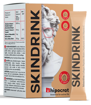 BIOFARMACIJA Skindrink Bioactive paketėliai, 14 vnt.