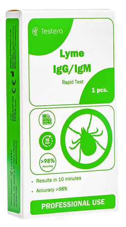 TESTERA Laimos ligos IgG/IgM testas, 1 vnt.