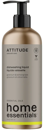 ATTITUDE pelargonijų ir citrinžolių aromato indų ploviklis, 473 ml