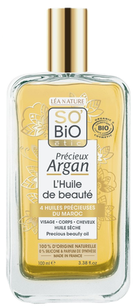 SO BIO ETIC odą ir plaukus maitinantis aliejus, 100 ml