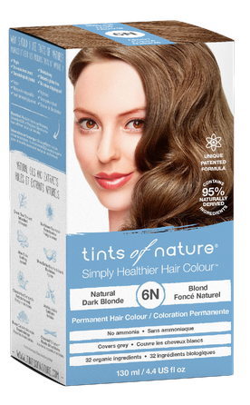 TINTS OF NATURE T6N Natural Dark Blonde plaukų dažai, 130 ml