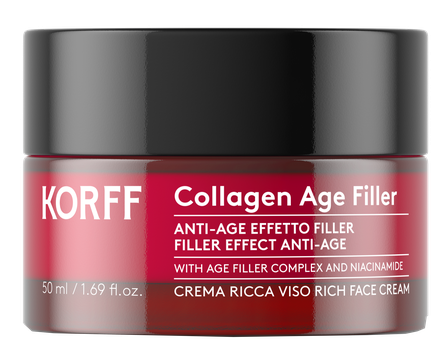 KORFF Collagen Age Filler Rich kovoja su senėjimo požymiais, veido kremas, 50 ml