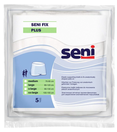SENI Fix Plus M  sauskelnės-kelnaitės, 5 vnt.