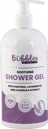 BUBBLES Soothing dušo gelis, 500 ml