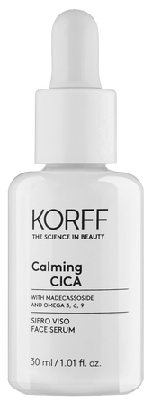 KORFF Calming CICA raminantis, jautriai odai serumas, 30 ml