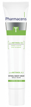 PHARMACERIS T pureRETINOL 0.3 Night veido kremas, 40 ml