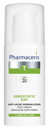 PHARMACERIS T Sebostatic SPF 20 veido kremas, 50 ml
