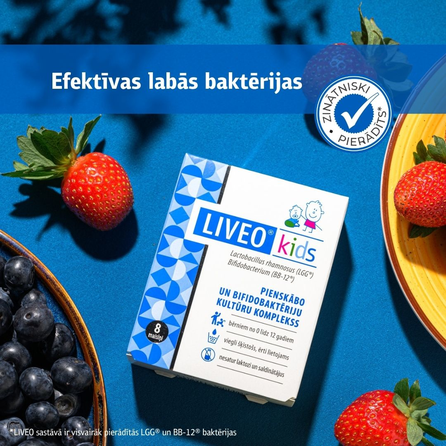 LIVEO  Kids paketėliai, 8 vnt.