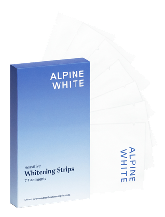 ALPINE WHITE Whitening Sensitive juostelės, 7 vnt.
