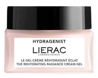 LIERAC Hydragenist The Rehydrating spindesio suteikiantis gelis-kremas, 50 ml