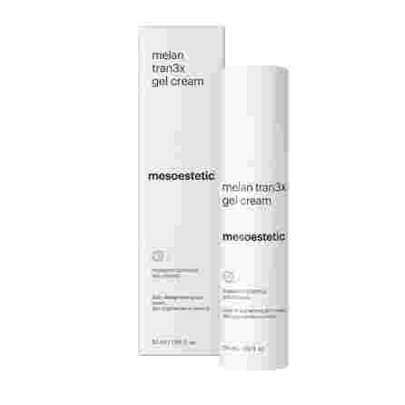 MESOESTETIC Melan Tran3x, pigmentaciją mažinantis veido kremas, 50 ml