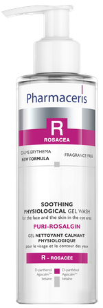 PHARMACERIS R Puri-Rosalgin valomasis gelis veidui, 190 ml