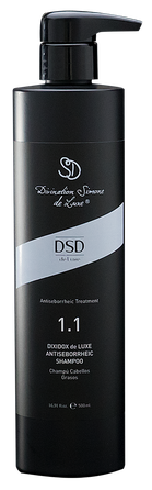 DSD DE LUXE Dixidox 1.1 riebiai galvos odai šampūnas, 500 ml