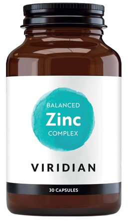 VIRIDIAN Balanced Zinc Complex kapsulės, 30 vnt.