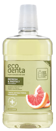 ECODENTA su propoliu ir arbatmedžio aliejumi  burnos skalavimo skystis, 500 ml
