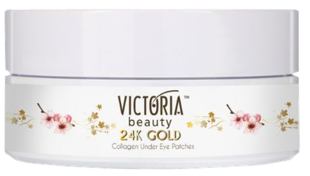 VICTORIA BEAUTY su 24 karatų auksu ir  kolagenu paakių pagalvėlės, 60 vnt.
