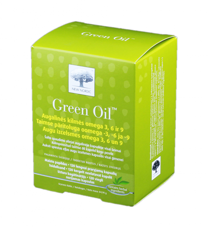 NEW NORDIC Green Oil kapsulės, 120 vnt.