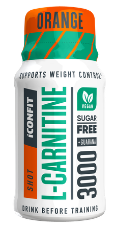 ICONFIT Pre Workout Shot Orange  buteliukas, 60 ml