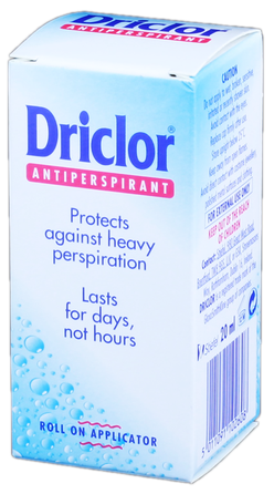 DRICLOR Roll-on dezodorantas, 20 ml