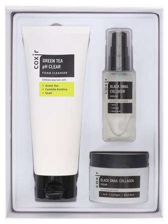 COXIR  Black Snail Collagen Gift Set  rinkinys, 1 vnt.