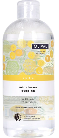 OLIVAL  veido, akių ir lūpų makiažui micelinis vanduo, 500 ml