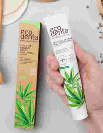 ECODENTA su kanapių sėklų aliejumi dantų pasta, 75 ml