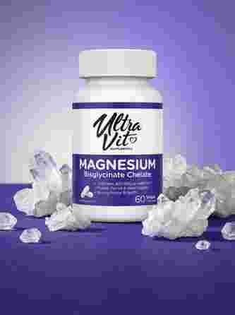 ULTRAVIT   Magnesium Bisglycinate kapsulės, 60 vnt.