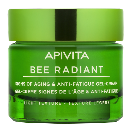 APIVITA Bee Radiant Signs of Aging & Anti-Fatigue Light Texture gelis-kremas, 50 ml