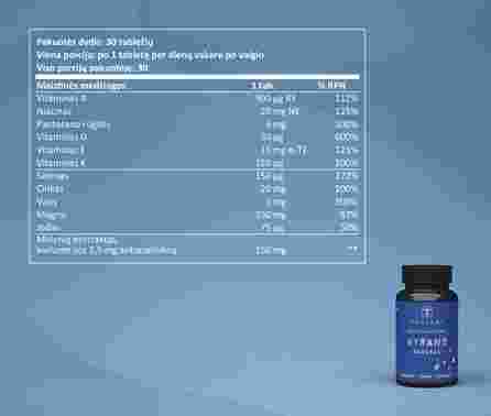 SAPIENS Multivitaminų Kompleksas Vyrams  tabletės, 60 vnt.
