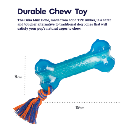 PETSTAGES Orka Bone, mėlynas, L žaislas, 1 vnt.