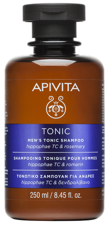 APIVITA Mens With Hippophae TC & Rosemary šampūnas, 250 ml