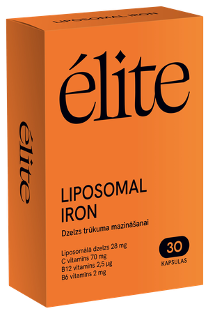 ELITE Liposominės geležies kapsulės, 30 vnt.