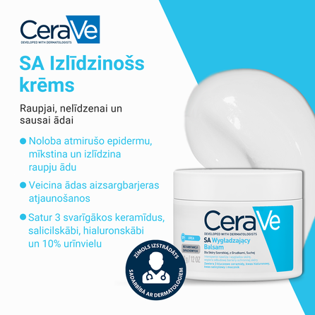 CERAVE SA Smoothing kūno kremas, 340 g