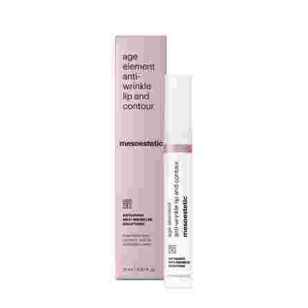 MESOESTETIC Age Element Anti-Wrinkle Lip And Contour, apimtį didinantis lūpų priežiūros priemonė, 15 ml