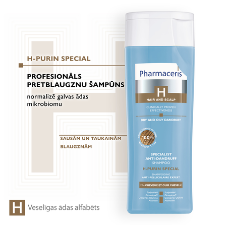 PHARMACERIS H-Purin Special šampūnas, 250 ml