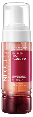 NEOGEN Dermalogy Real Fresh Foam - Cranberry valomosios putos, 120 g