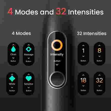 OCLEAN X Pro Elite Premium (juodas) rinkinys, 1 vnt.