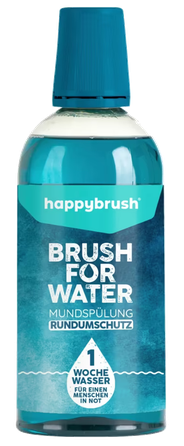HAPPYBRUSH Brush For Water burnos skalavimo skystis, 500 ml