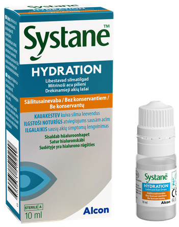 SYSTANE  ypač jautrioms akims akių lašai, 10 ml