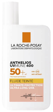 LA ROCHE-POSAY Anthelios UVmune 400 Tinted Fluid SPF50+ veidui apsauginis kremas nuo saulės, 50 ml