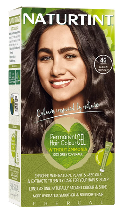 NATURTINT Golden Chestnut 4G ilgalaikiai, be amoniako plaukų dažai, 1 vnt.