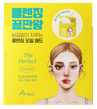 ARIUL The Perfect Expert makiažą pašalinančios servetėlės, 60 vnt.