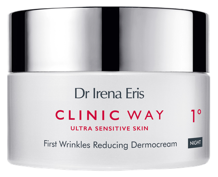 CLINIC WAY  1 First Wrinkles naktinis veido kremas, 50 ml