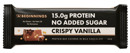 THE BEGINNINGS  30 % baltymų turintis vanilės skonio batonėlis, 50 g