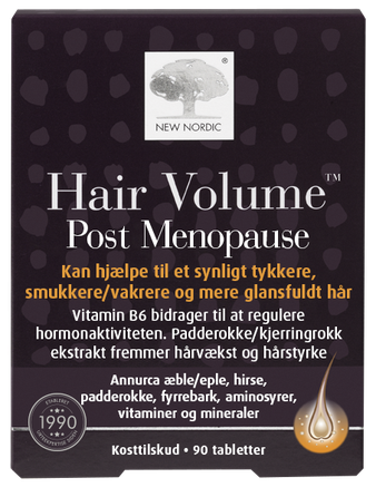 NEW NORDIC Hair Volume Post Menopause tabletės, 90 vnt.